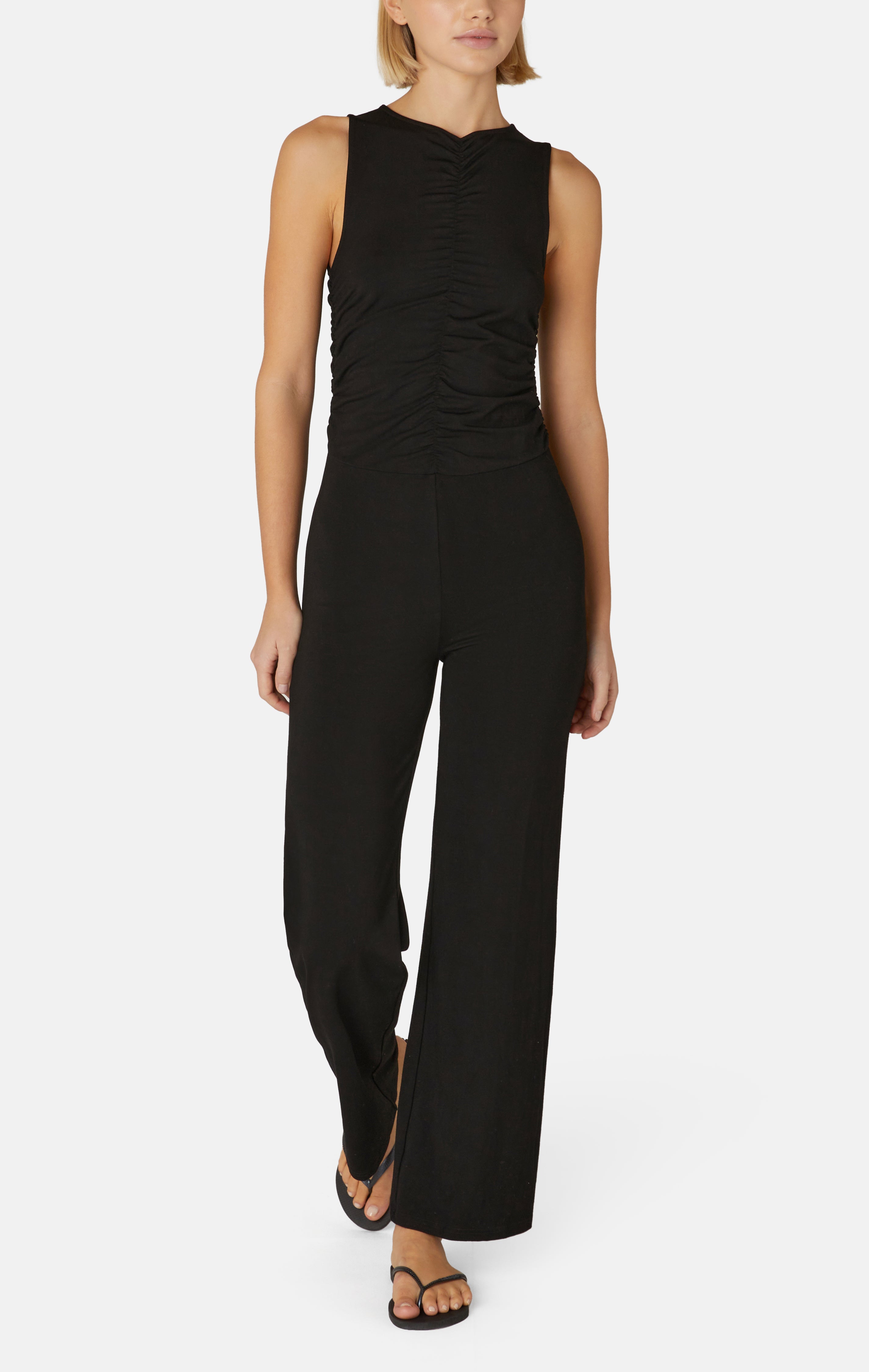 onepiece-smooth-female-jumpsuit-schwarz-stretch image 3