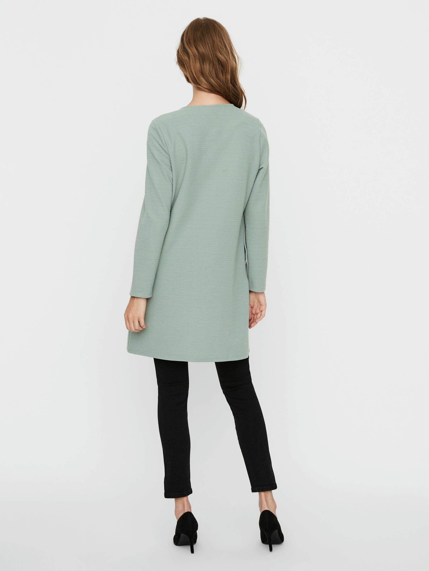 noisy-may-cardigan-lange-strickjacke-rundhals image 3