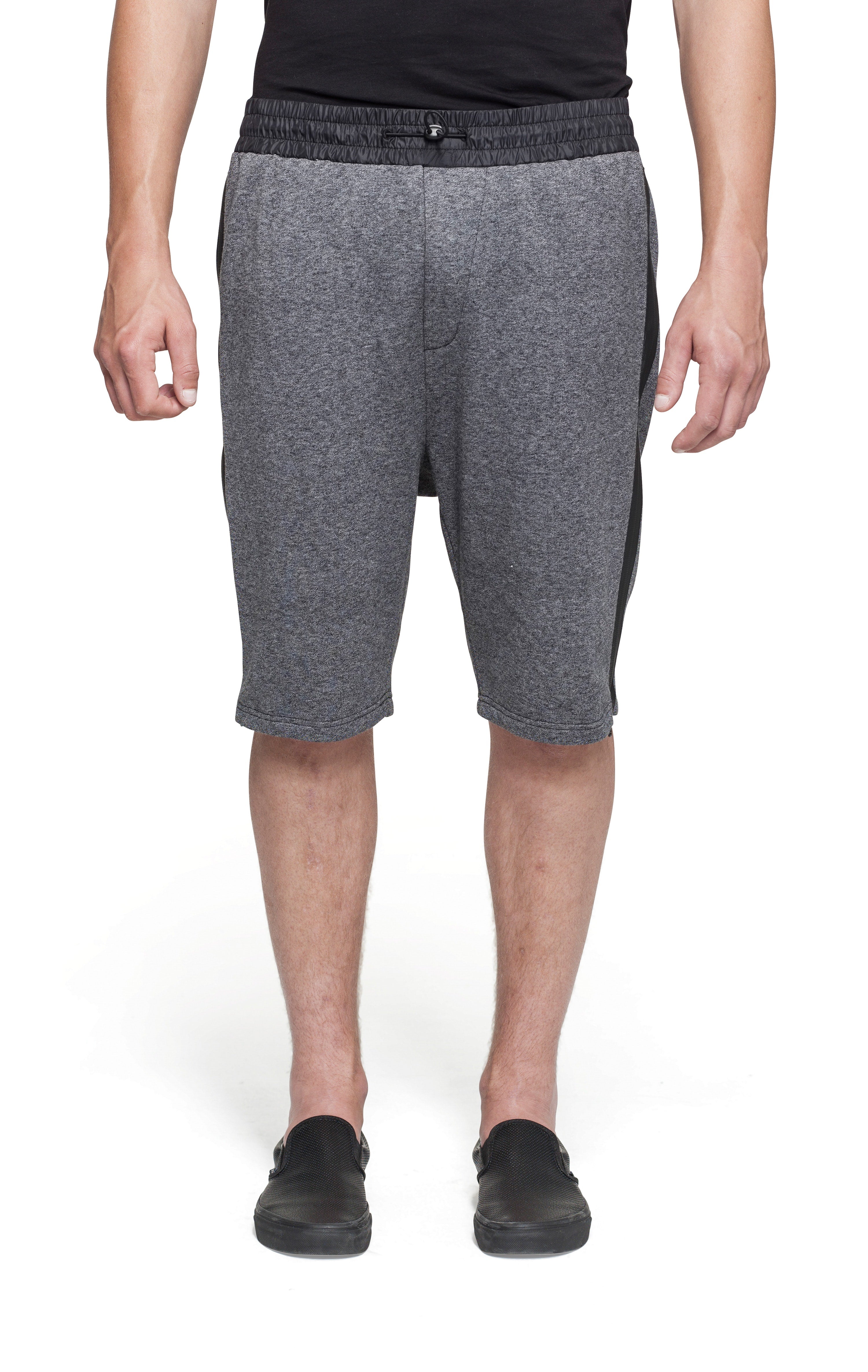 onepiece-dim-shorts-damen-schwarz-meliert-verstellbarer-bund image 6