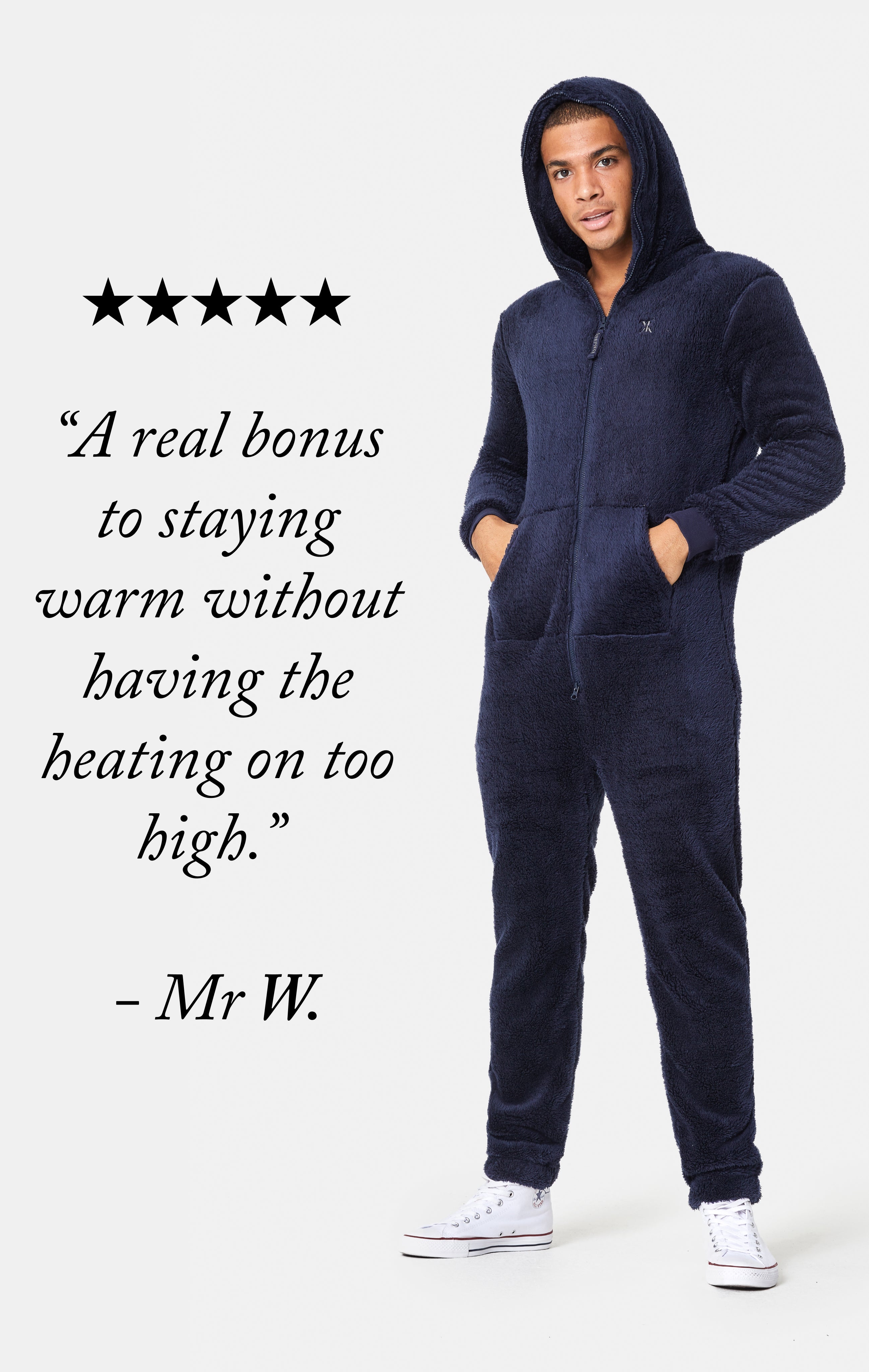 onepiece-the-puppy-jumpsuit-fleece-overall-damen-navy-weich image 3