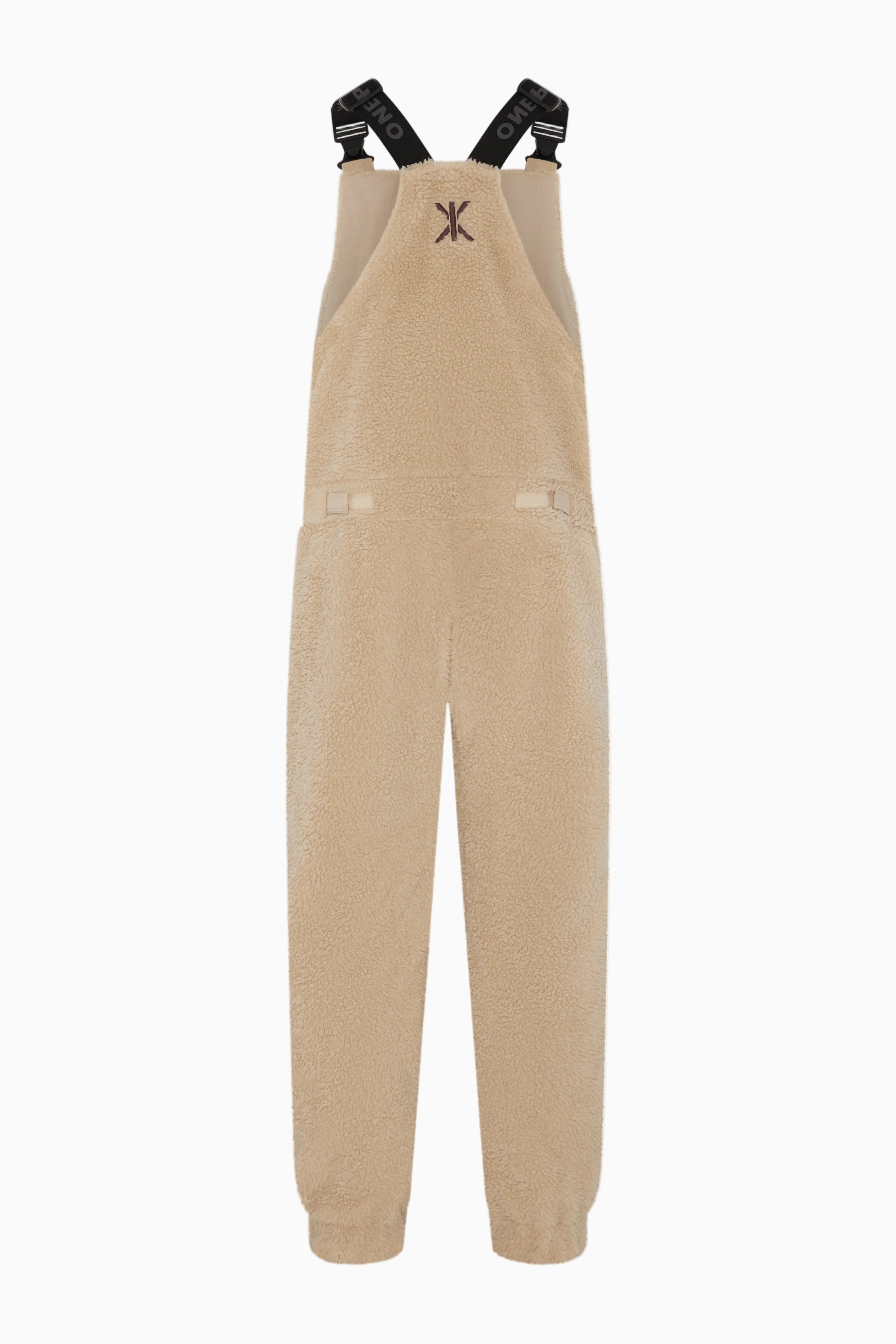 onepiece-bear-with-me-overall-damen-light-brown-sherpa image 2