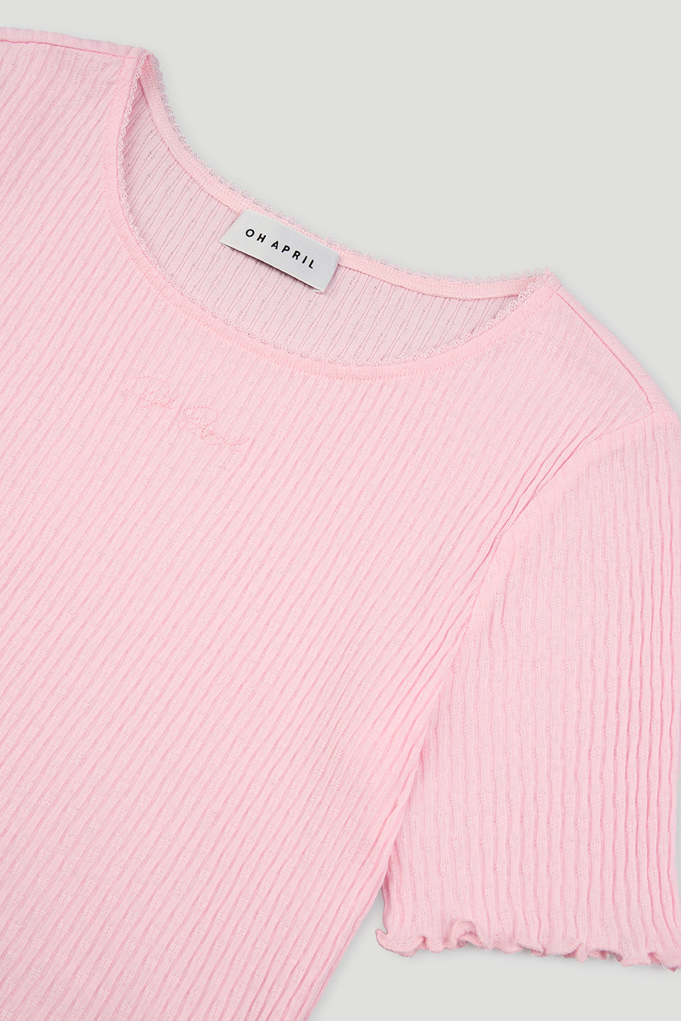 oh-april-lune-regular-t-shirt-baby-rose-baumwolle image 3