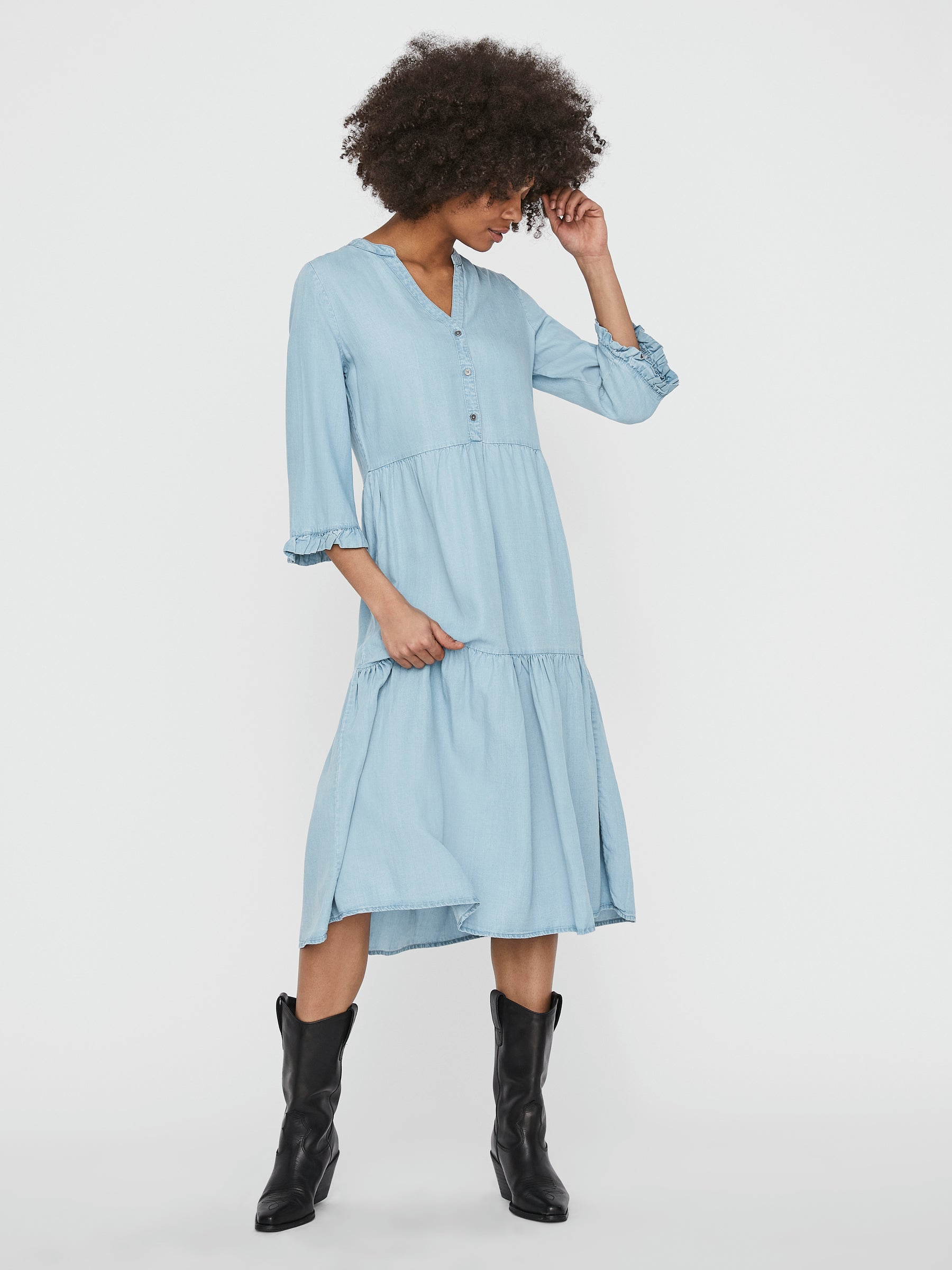 noisy-may-long-dress-langes-kleid-mit-kn-pfen-2 image 4