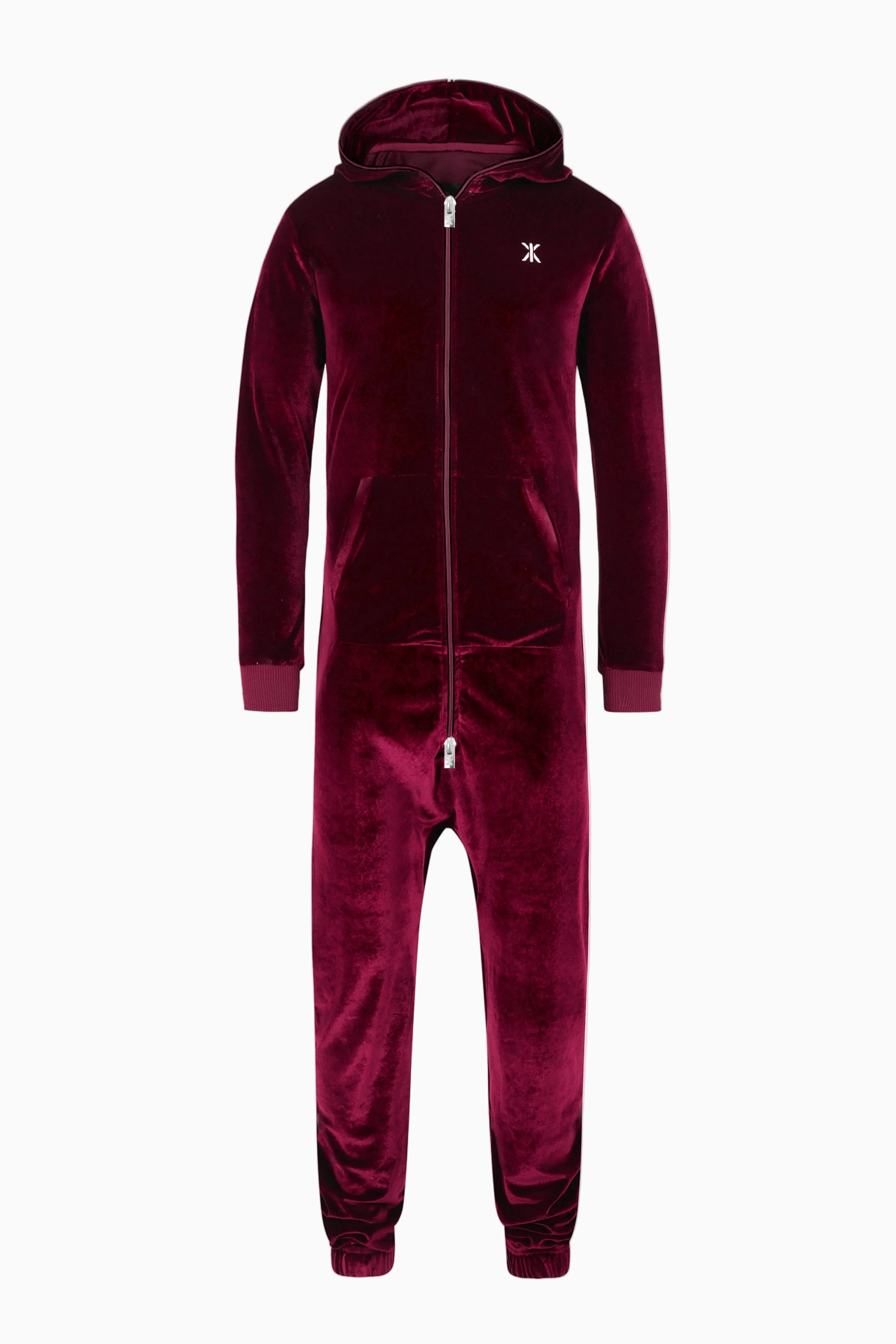 onepiece-original-velour-jumpsuit-overall-rot-samt image 1