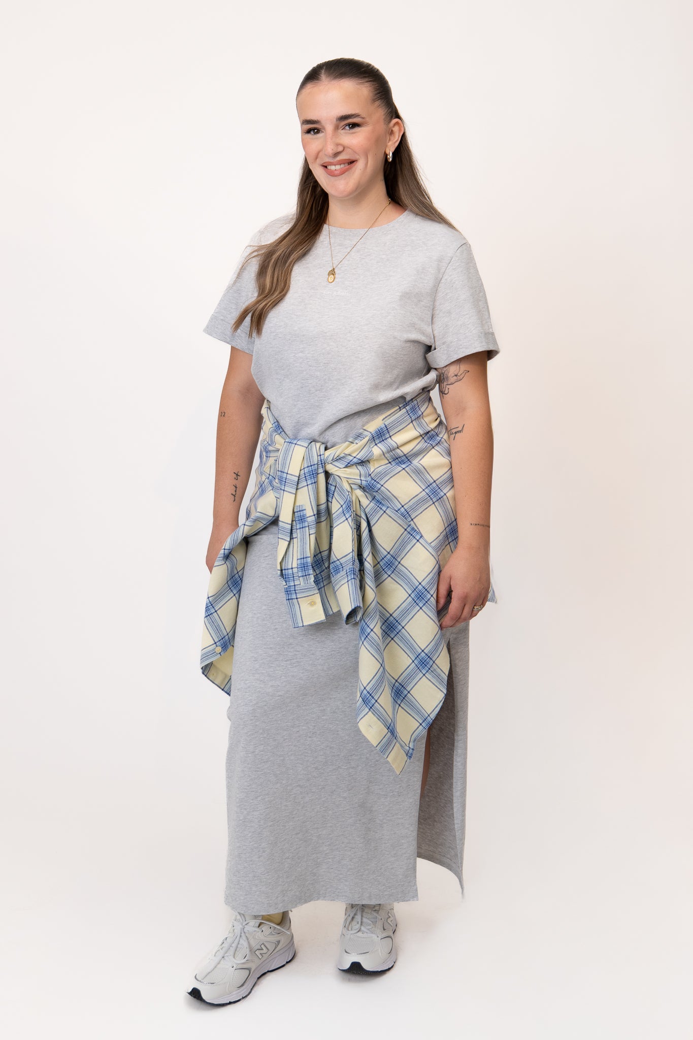 oh-april-juli-maxi-t-shirt-dress-grey-melange-kleid image 3