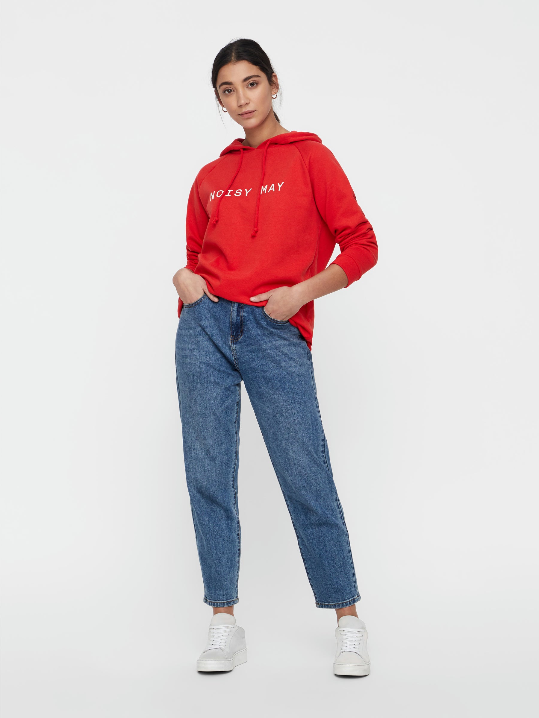 noisy-may-hoodie-oversize-print-kapuze-kordel-damen image 4