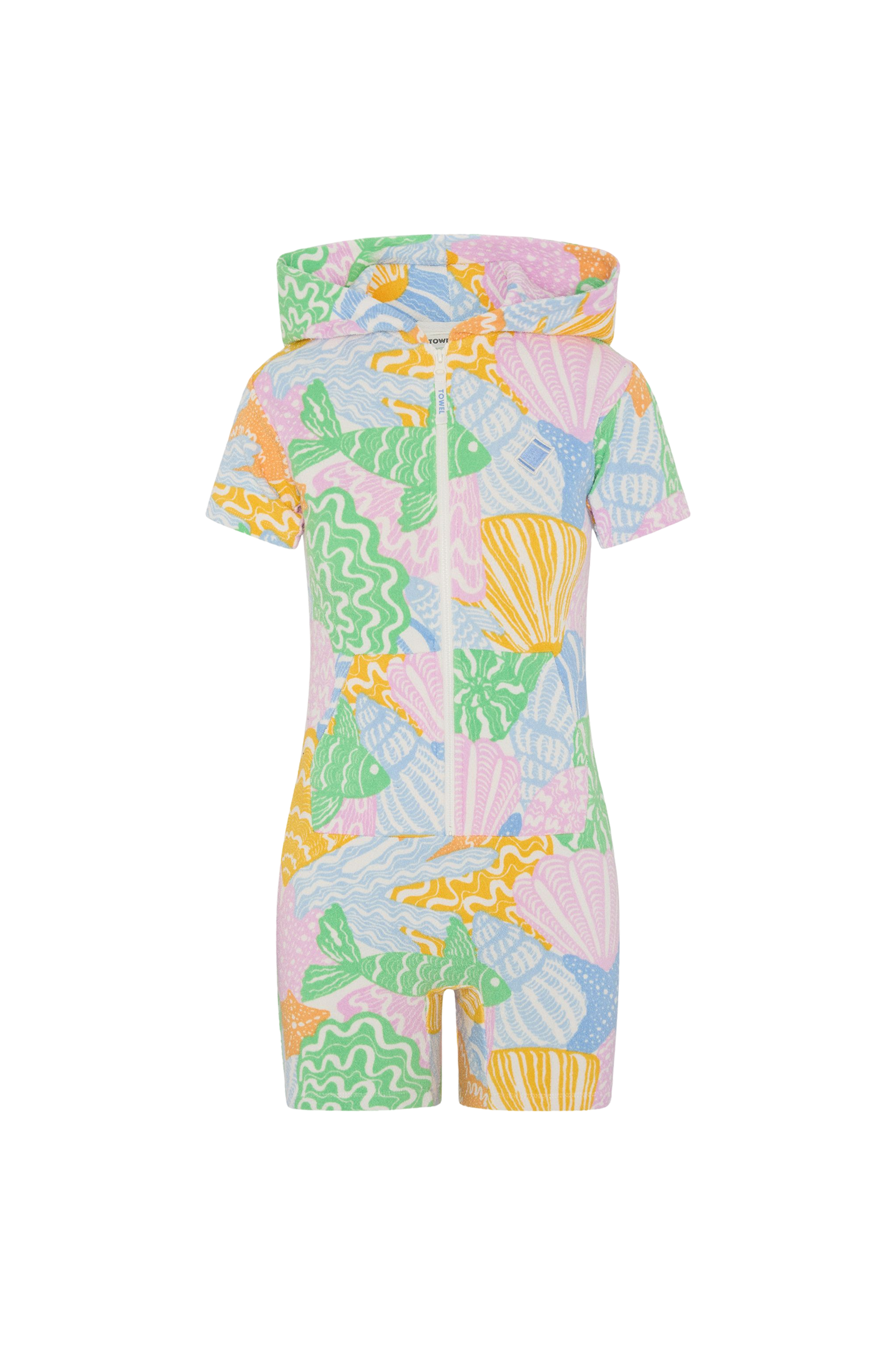 onepiece-towel-club-short-fitted-jumpsuit-print-bunt image 1