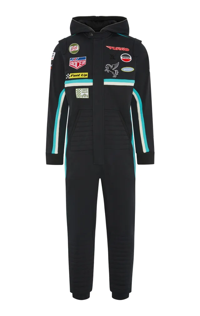 onepiece-the-race-suit-jumpsuit-black-mit-patches image 1