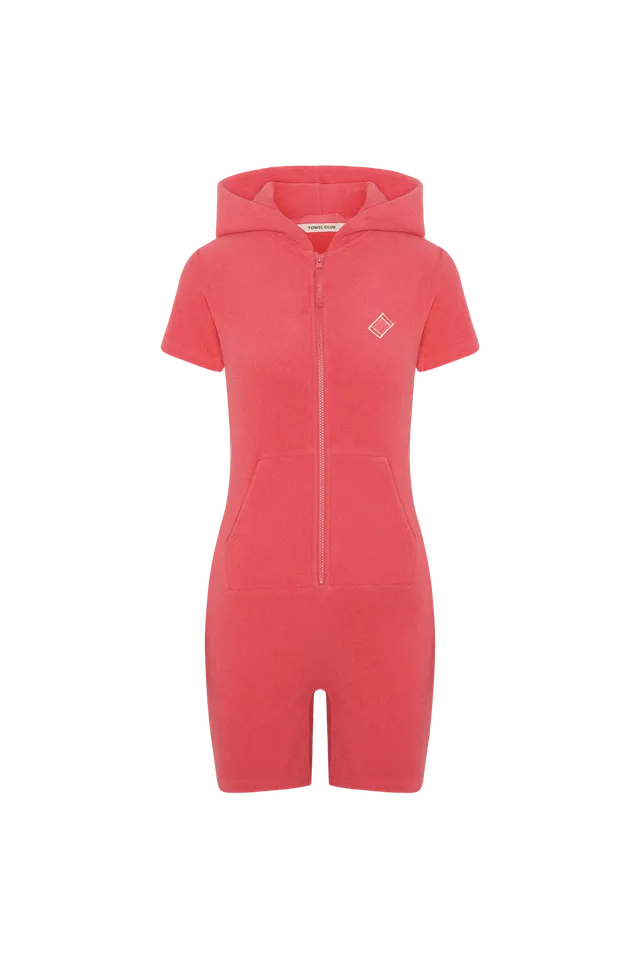 onepiece-towel-club-short-fitted-jumpsuit-damen-rot image 1