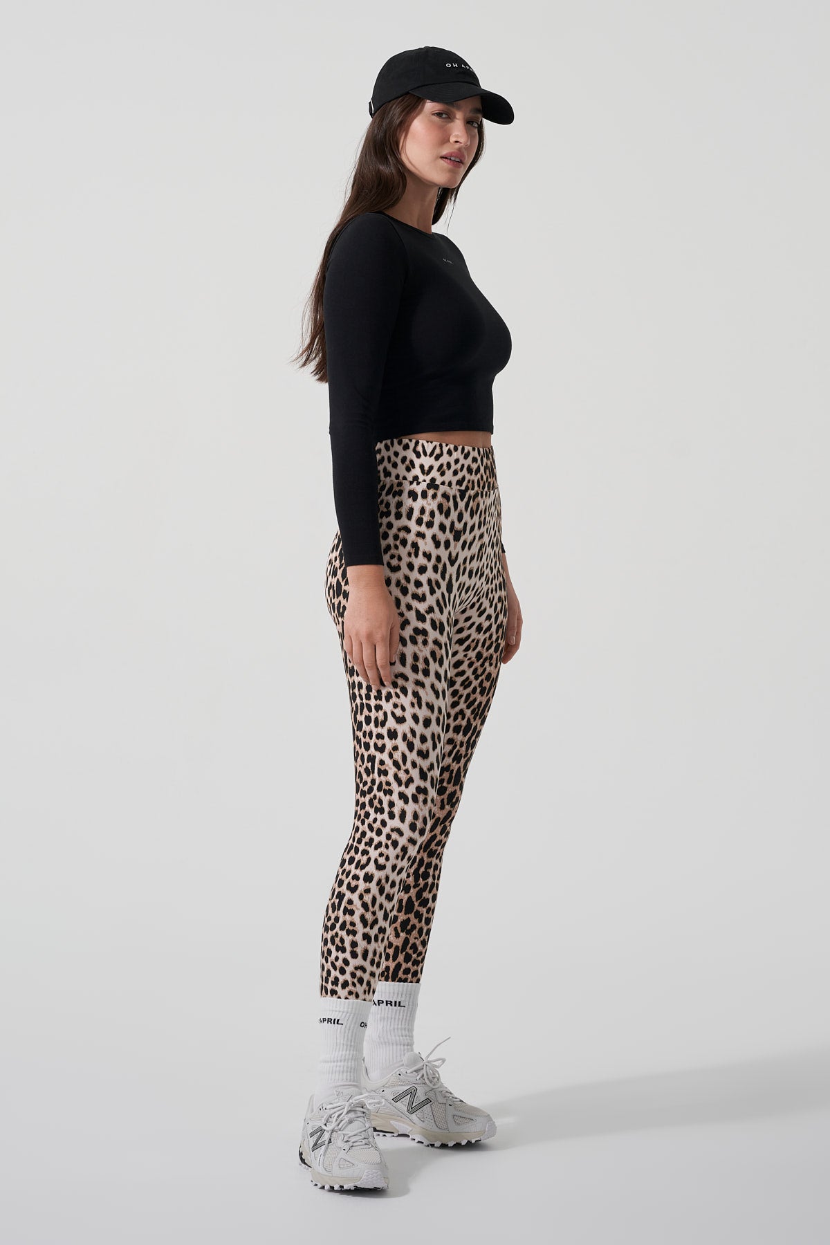 oh-april-rita-leggings-leo-print-hose-beige-baumwolle image 5