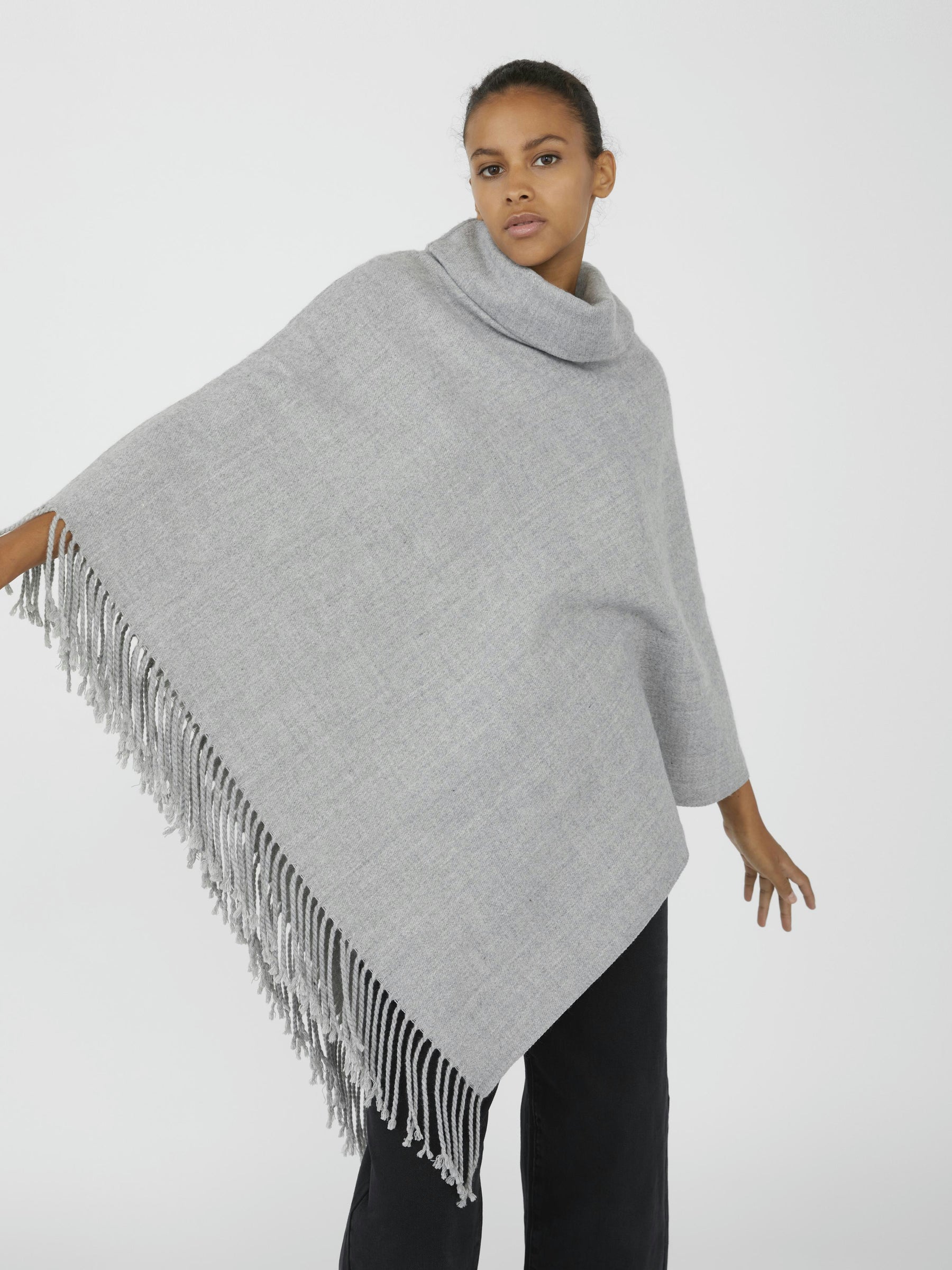 object-poncho-rollkragen-damen-wolle-90cm image 6